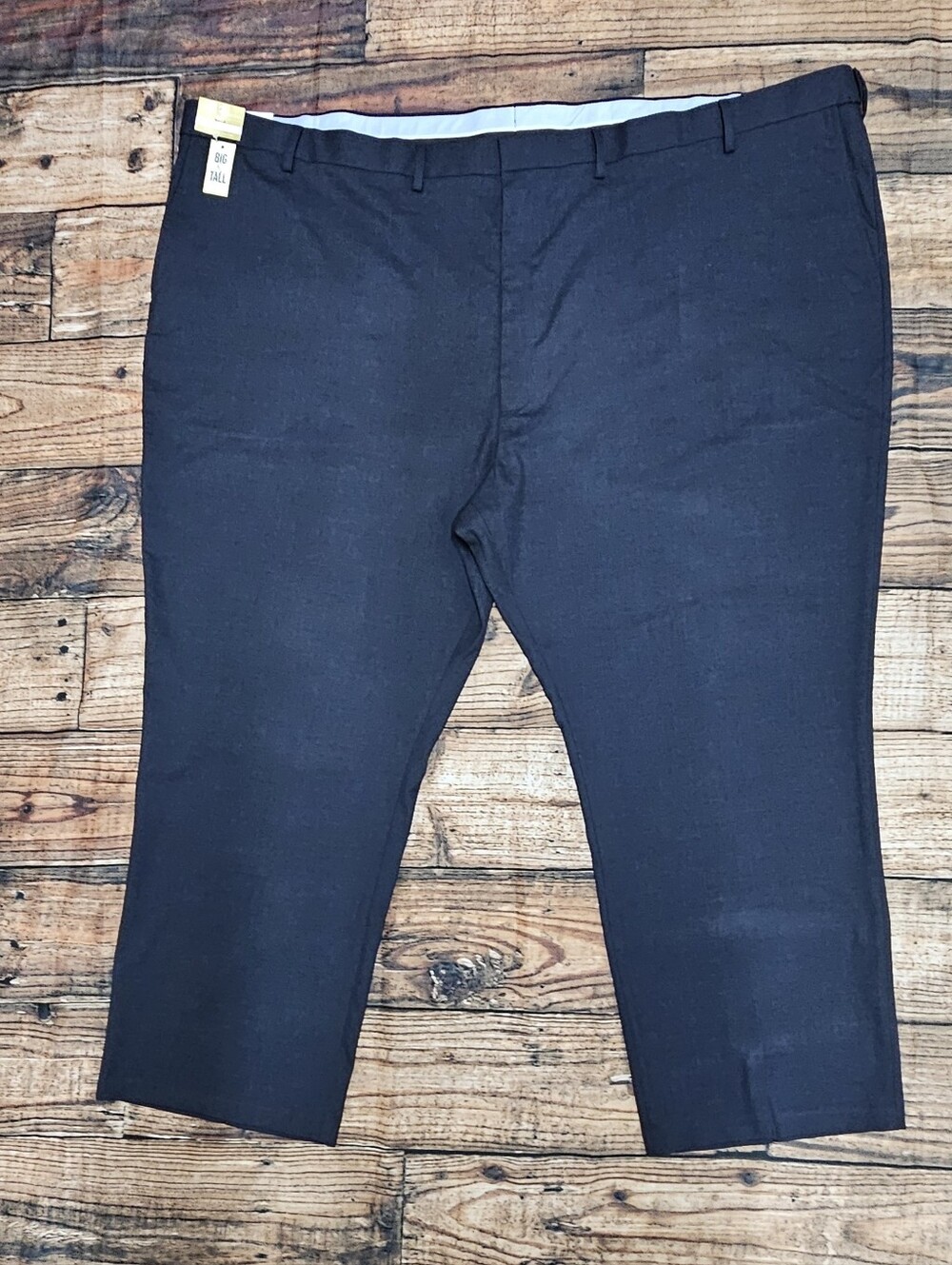 Haggar Big & Tall Classic Fit Luxury Stretch Fabric Premium Pants Men's Size 60